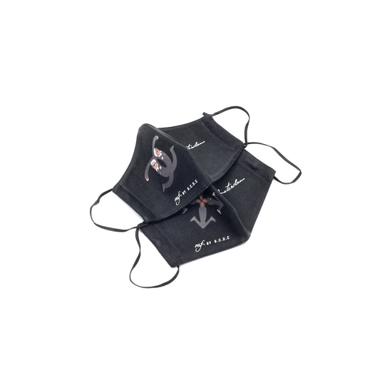 MF Face Mask Cotton (Black)