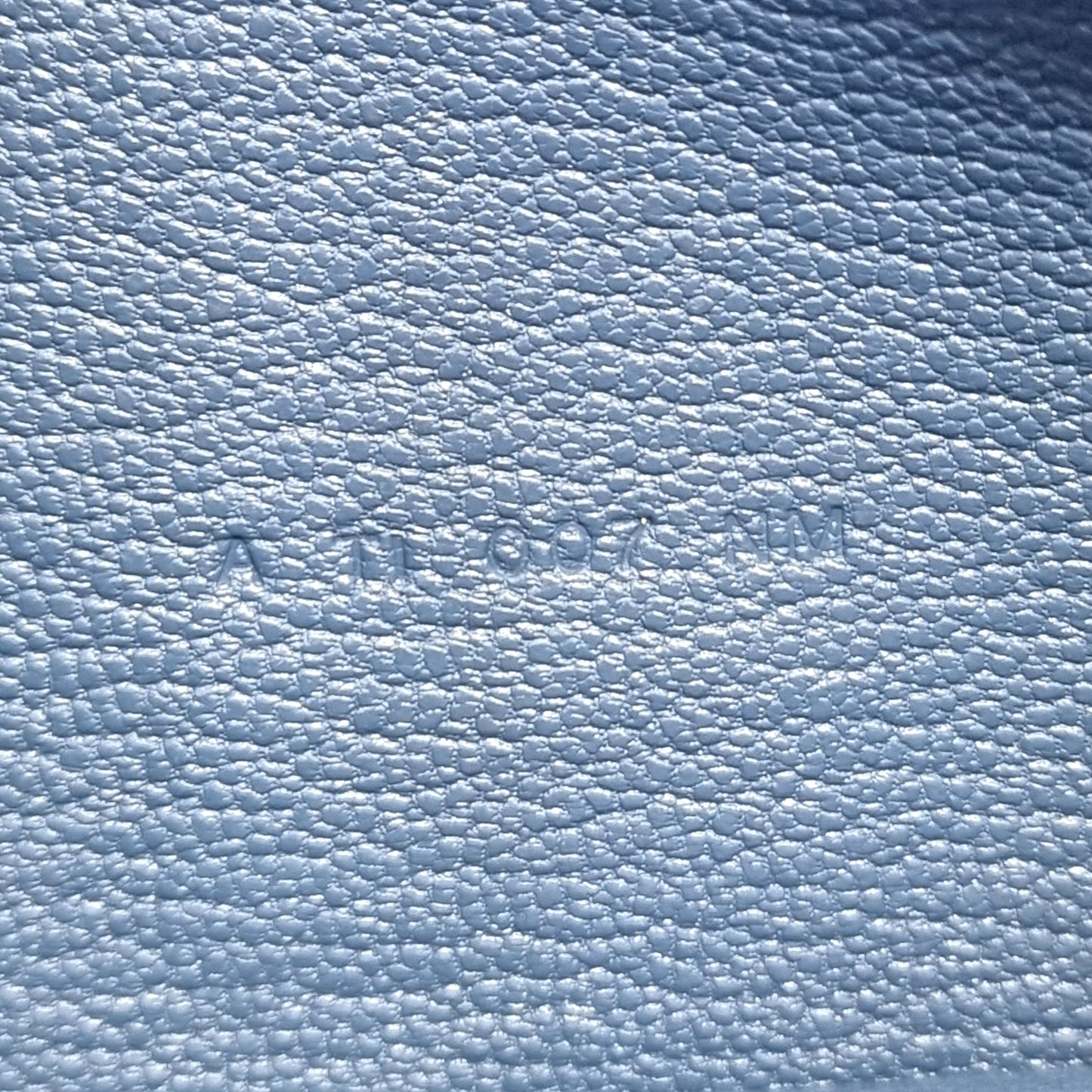 Hermes Bearn Compact Wallet Chevre Leather Ghw (Blue)