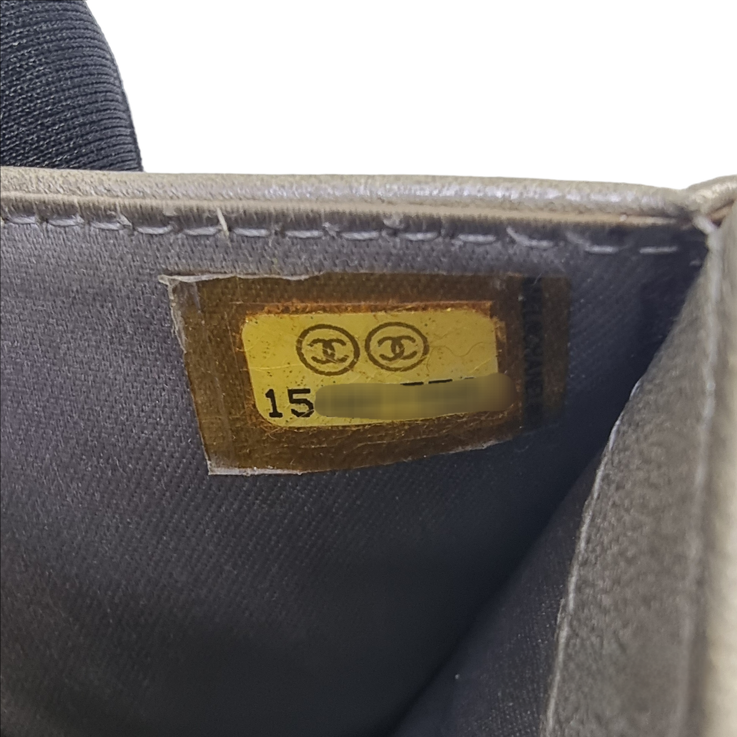 Chanel Camelia Embossed Compact Wallet Lambskin Shw (Black/Silver)