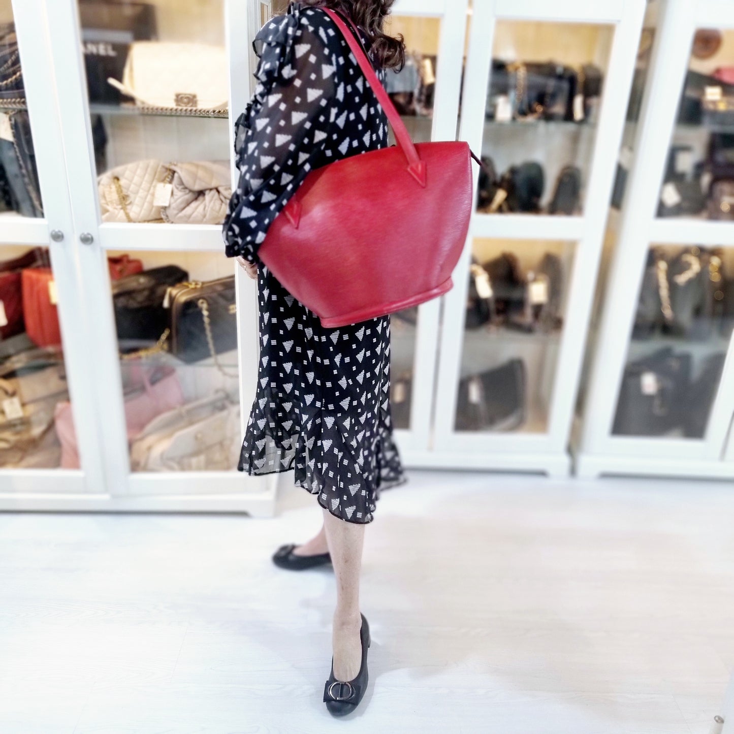 Louis Vuitton Saint Jacques GM Ghw (Epi Red)