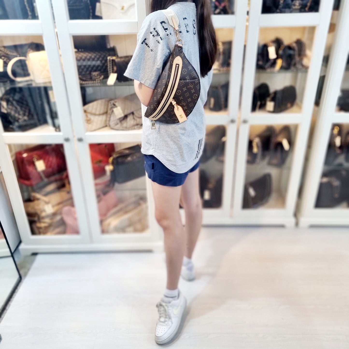 Louis Vuitton High Rise Bumbag Monogram Ghw