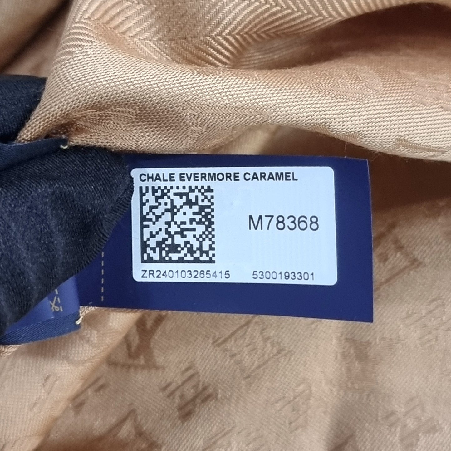 Louis Vuitton Evermore Shawl Jacquard Weave (Caramel)