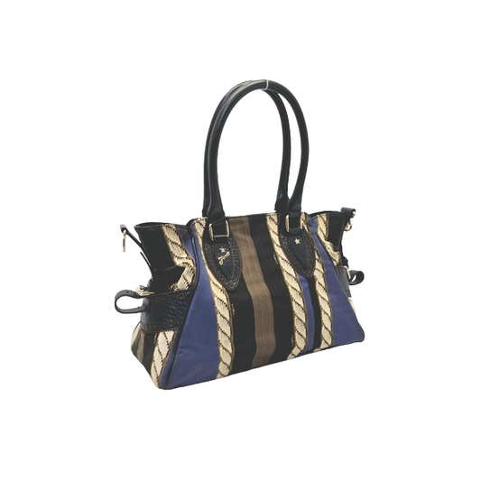 Fendi Du Jour Canvas Shoulder Bag Ghw (Multicolour)