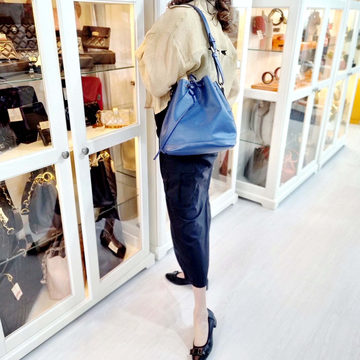 Louis Vuitton Noe PM Epi Shw (Blue)