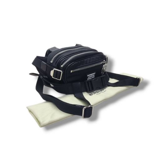 Burberry Nylon Cannon Belt Bag Shw (Black)