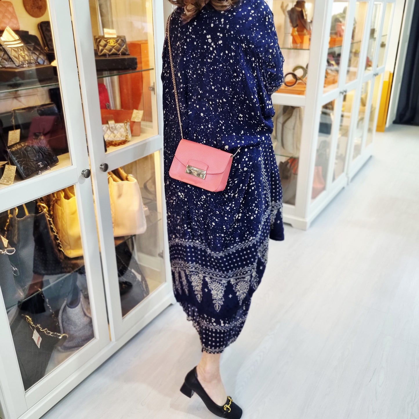 Furla Julia Mini Leather Crossbody Ghw (Pink)