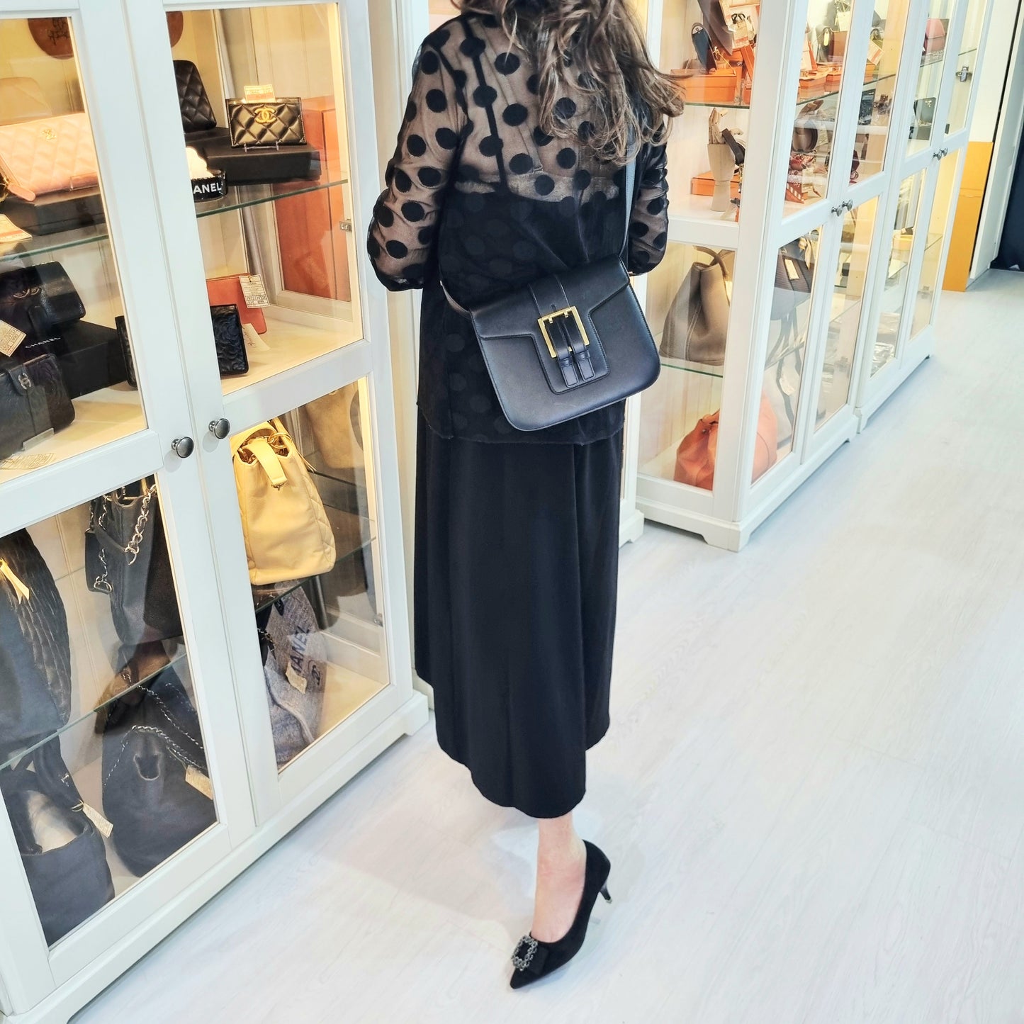 YSL Nico Crossbody Bag Ghw (Black)