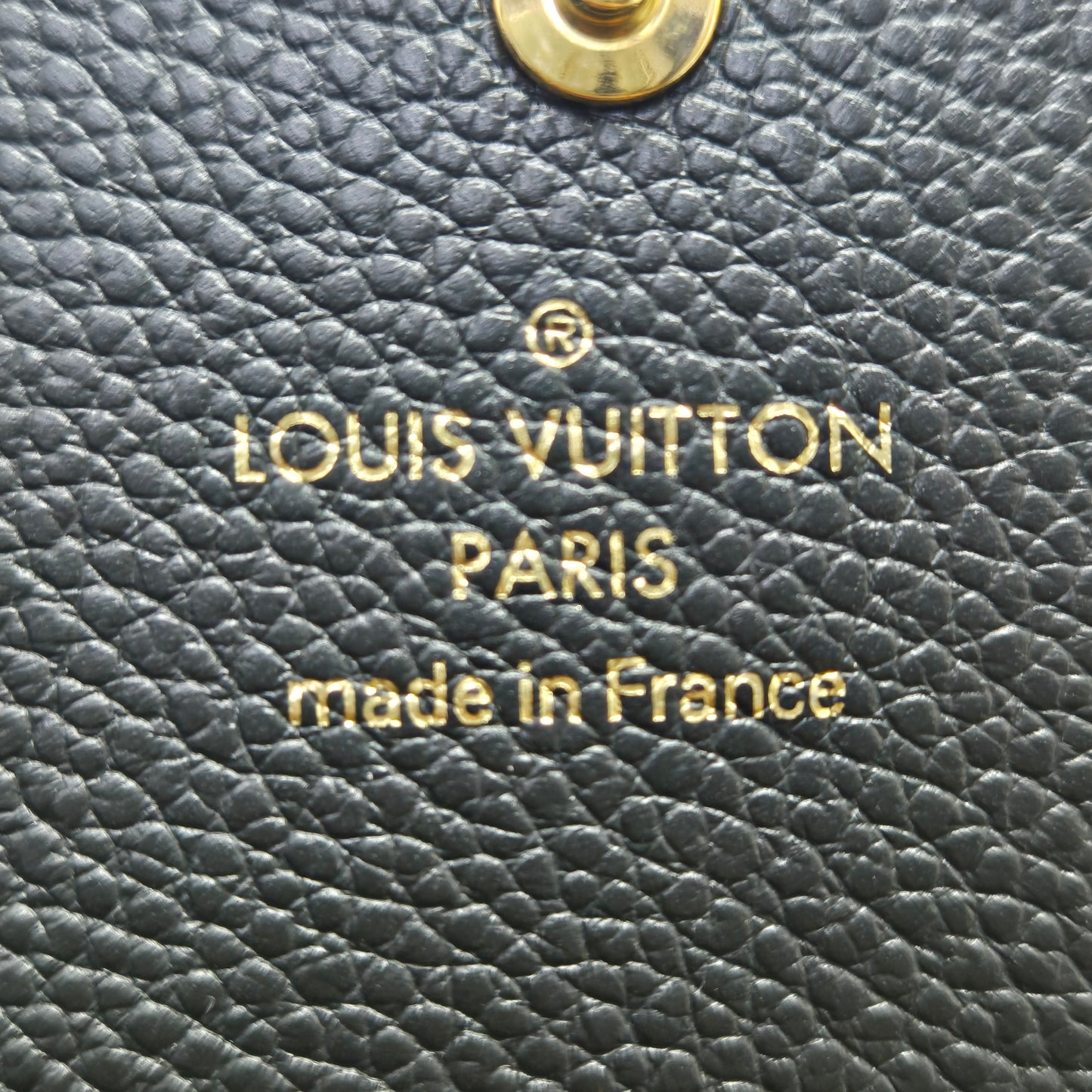 Louis Vuitton Sarah Wallet Monogram Empriente Ghw (Black)