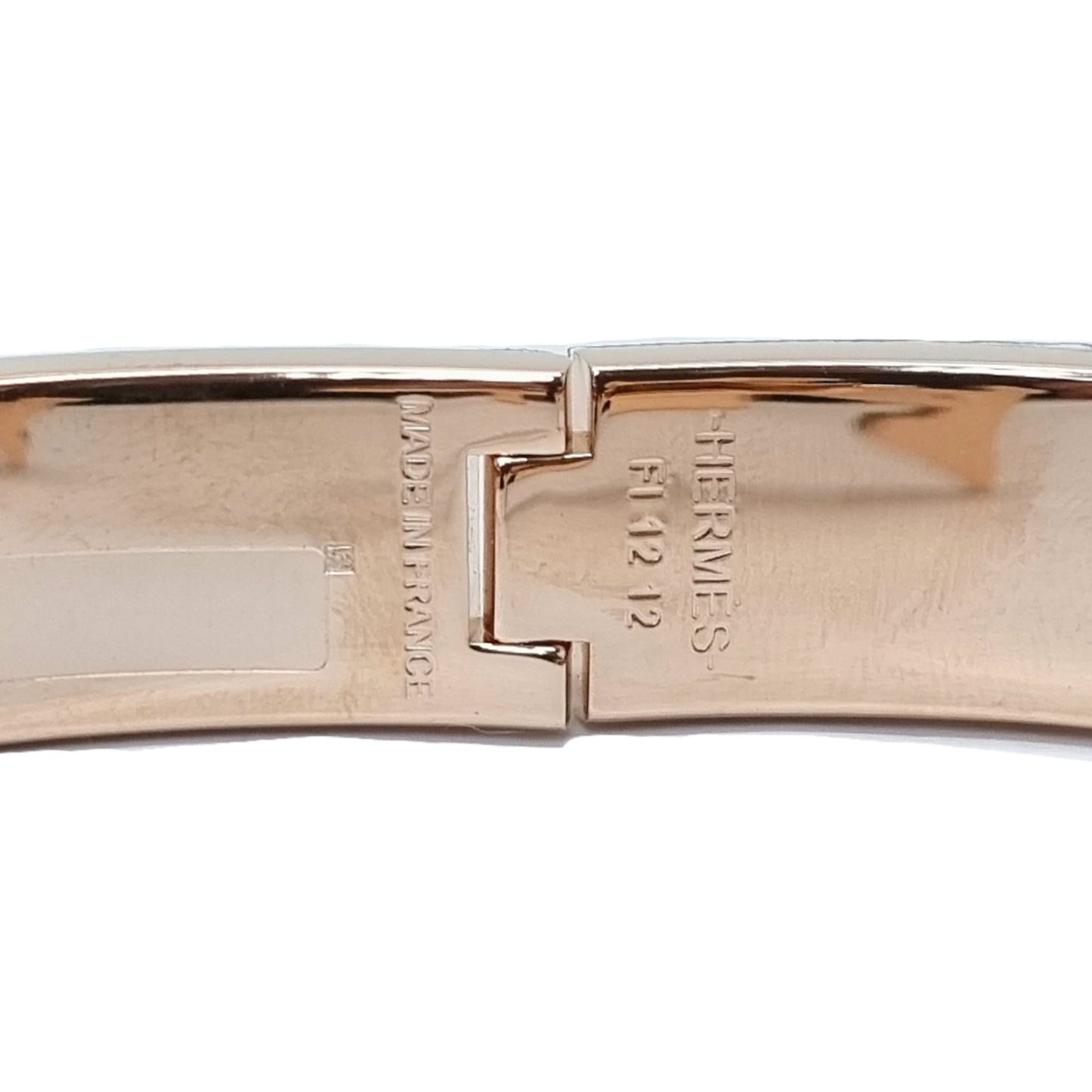 Hermes Clic Clac H PM Bracelet Rghw (Marron Glaze)