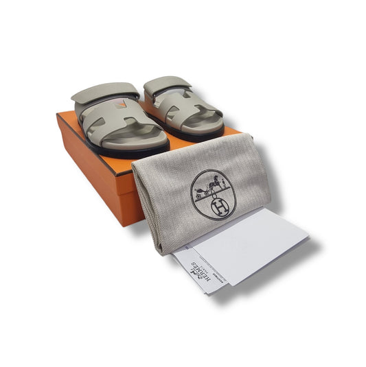 Hermes Chypre Sandal (Beige Esquisse)