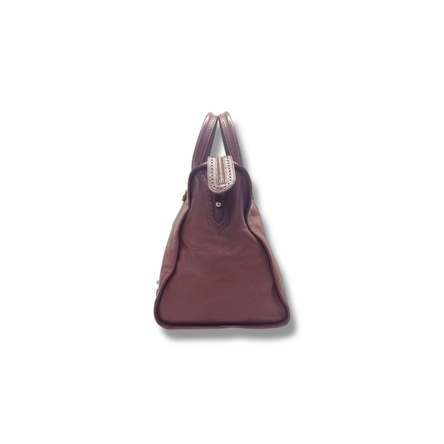 Balenciaga Agneau Classic Velo Lambskin Tote Shw (Brown)