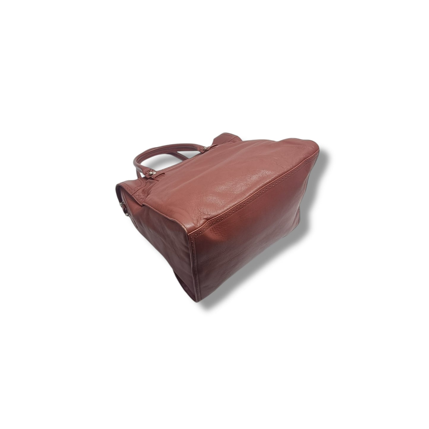 Balenciaga Agneau Classic Velo Lambskin Tote Shw (Brown)