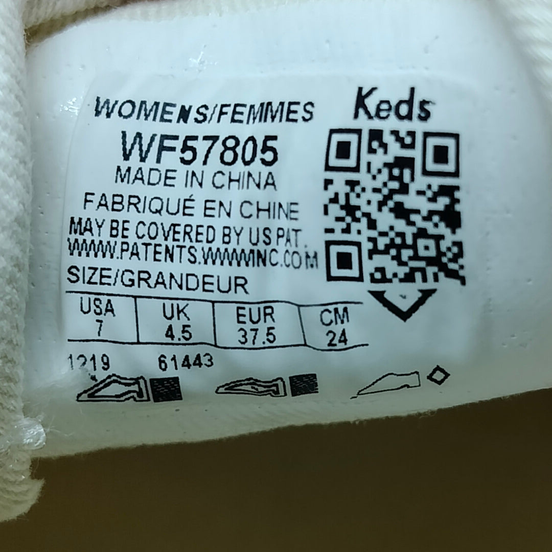 Kate Spade Keds New York Triple Glitter Sneakers (Cream)