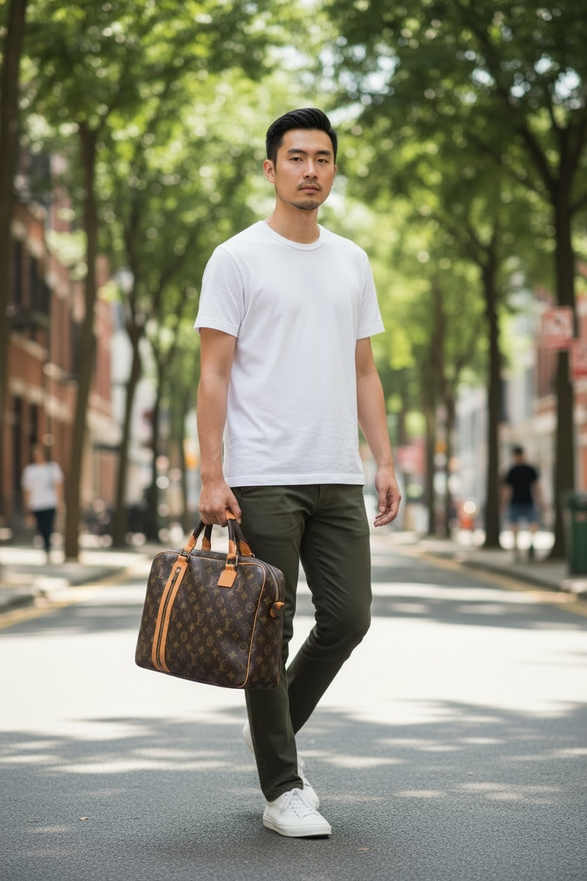 Louis Vuitton Sac Bosphore Monogram Ghw
