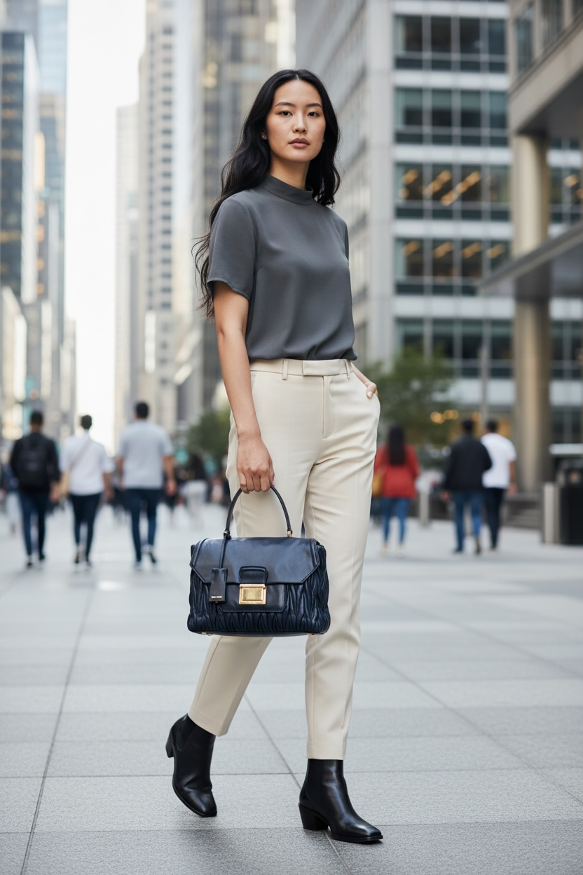 Miu Miu Matelasse Leather Tote Bag Ghw (Black)