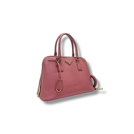 Prada 1BA837 Saffiano Lux Tote Bag Ghw (Pink)