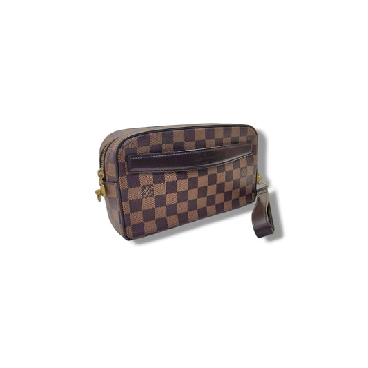 Louis Vuitton Saint Paul Clutch Damier Ebene Ghw