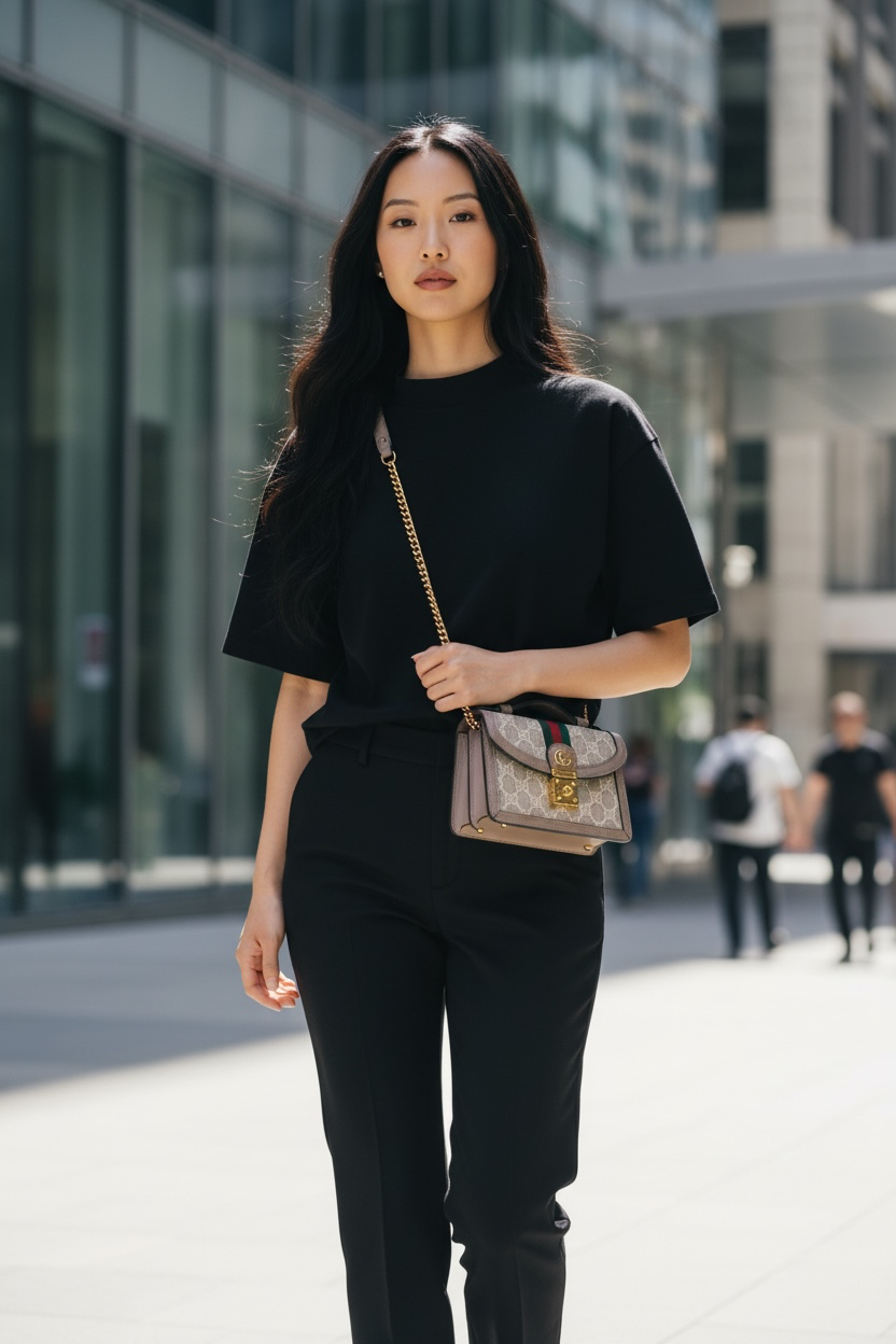 Gucci GG Supreme Canvas Ophidia Small Tote Ghw (Brown)