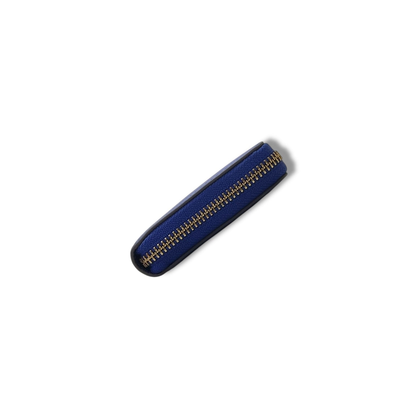 Anya Hindmarch Zippy Wallet Ghw (Electric Blue Metallic Capra)