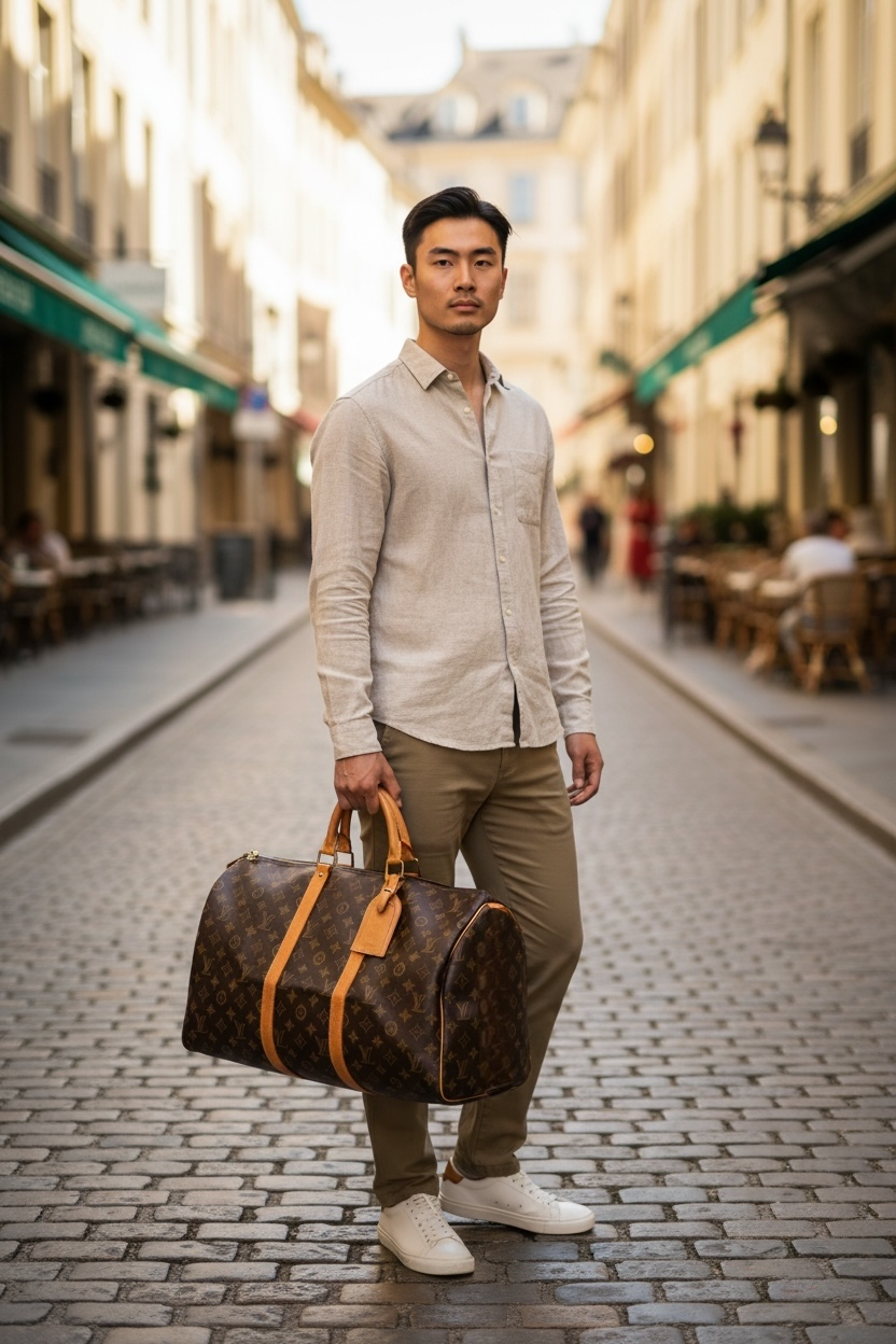 Louis Vuitton Keepall 50 Monogram Ghw