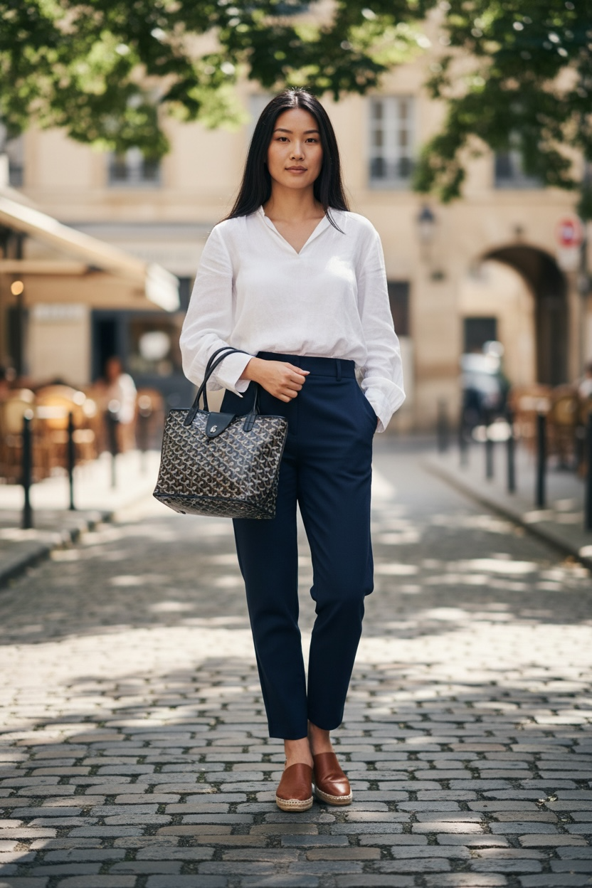 Goyard Anjou Mini Goyardine Canvas (Black/Tan)