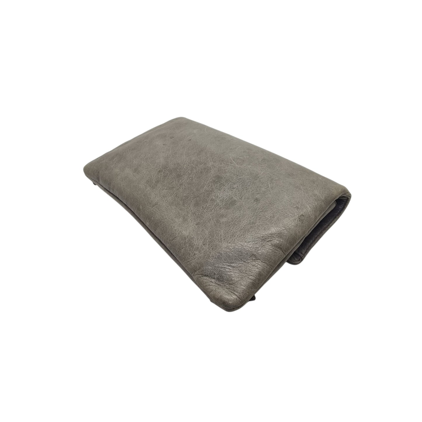 Balenciaga Giant 21 Envelope Clutch Lambskin Leather Shw (Grey)