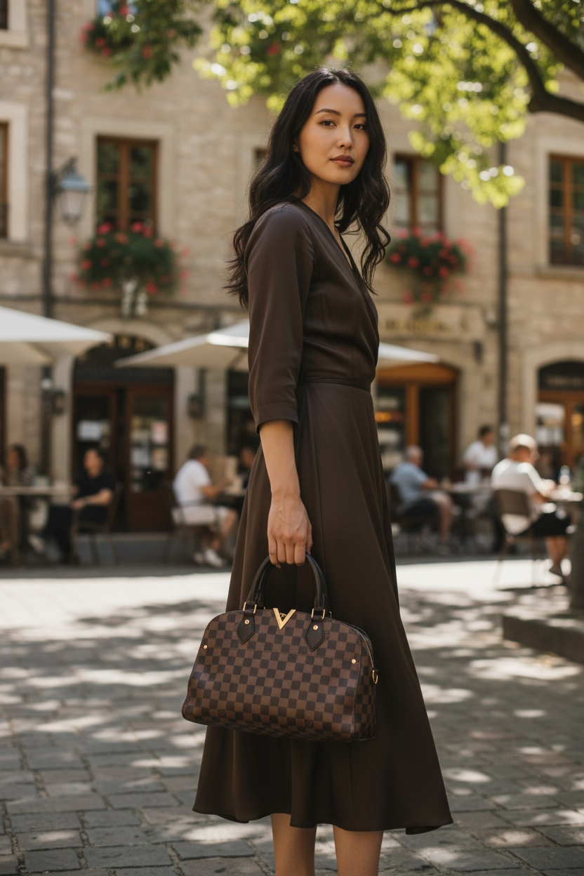 Louis Vuitton Kensington Bowling Bag Damier Ebene Ghw
