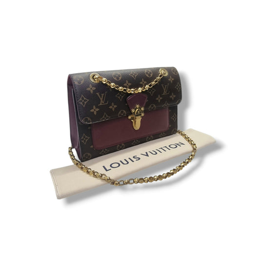 Louis Vuitton Victoire Crossbody Monogram Raisin Ghw