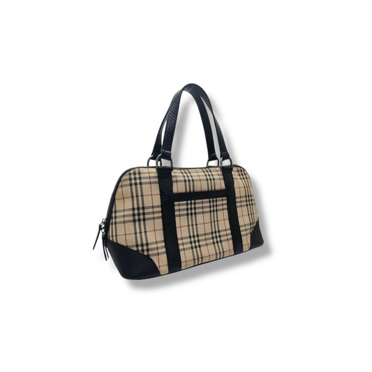 Burberry Vintage Nova Check Satchel Shw (Black)