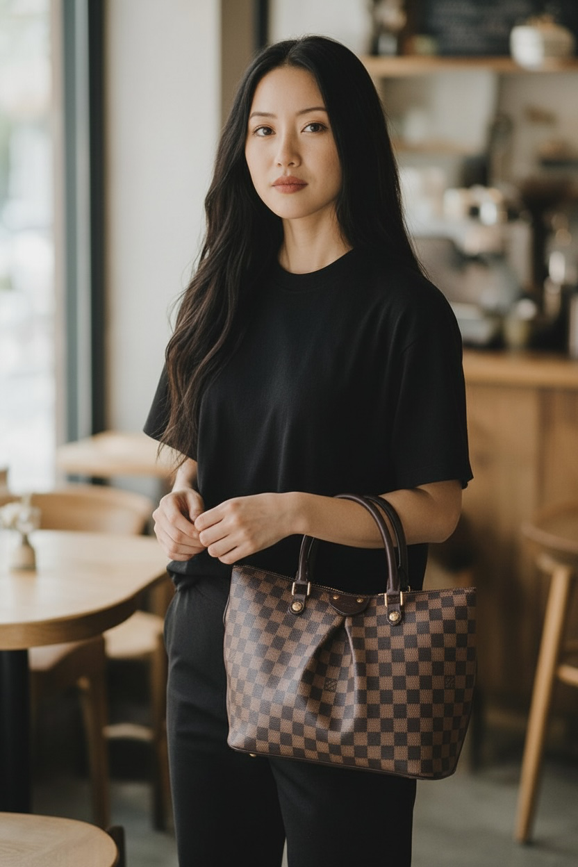 Louis Vuitton Siena MM Damier Ebene Ghw