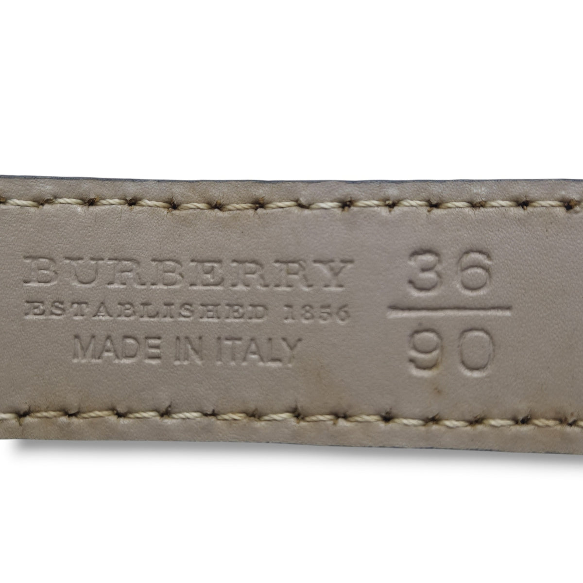 Burberry Nova Check Canvas Belt Shw (Black/Beige)