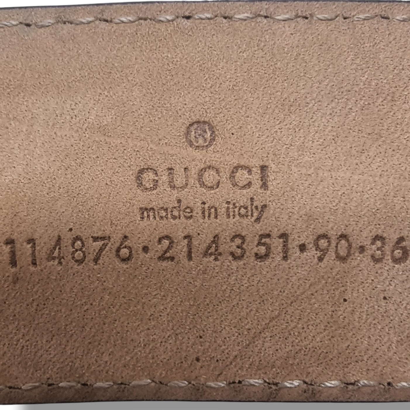 Gucci Guccissima Leather Interlocking G Belt Ghw (Burgundy)