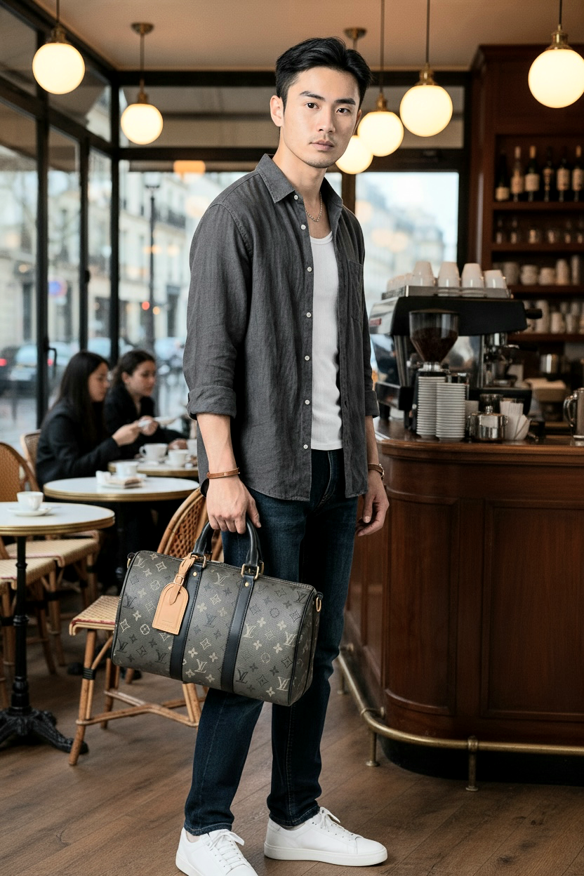 Louis Vuitton Keepall 35B Monogram Surplus Ghw