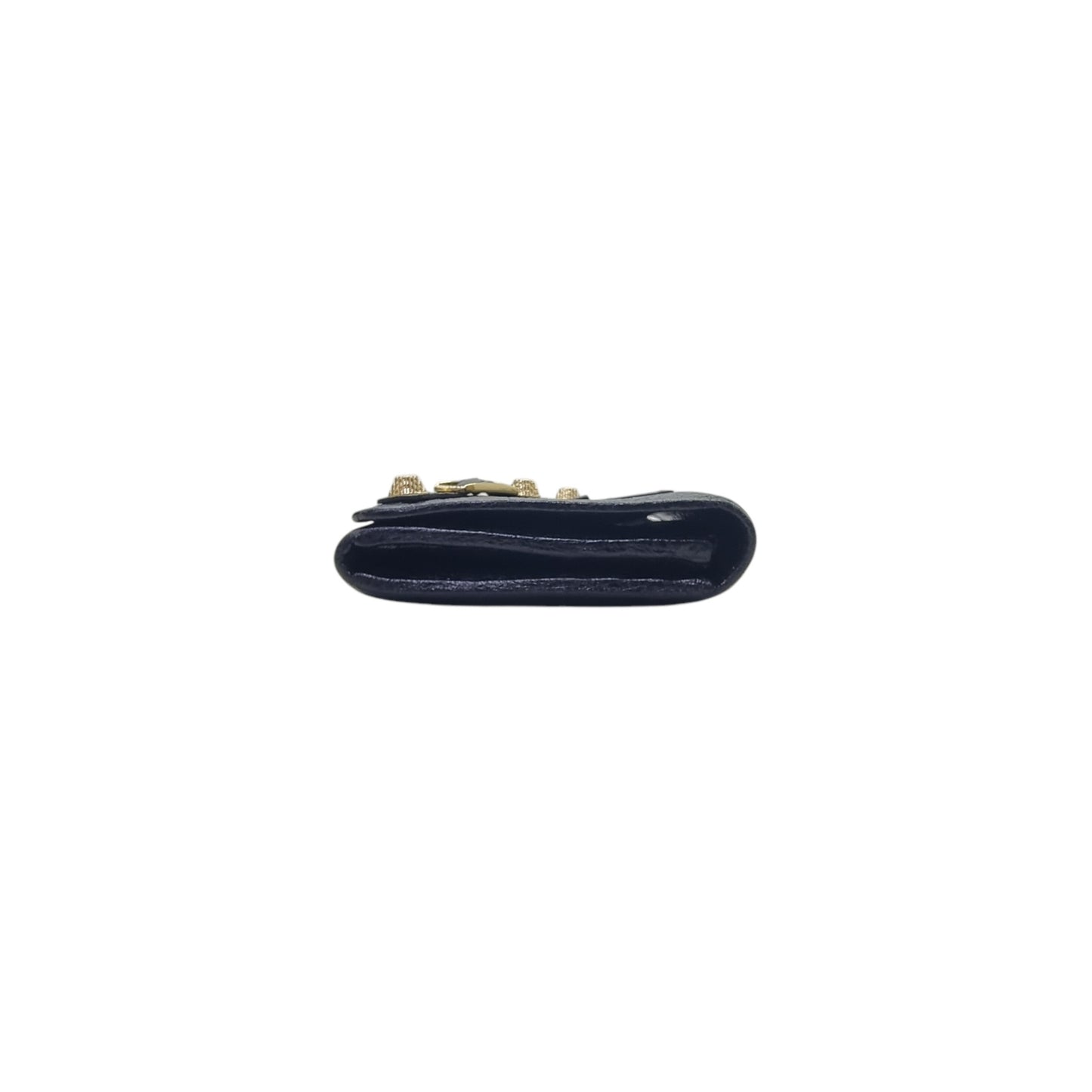 Balenciaga Giant Leather Wallet Ghw (Black)