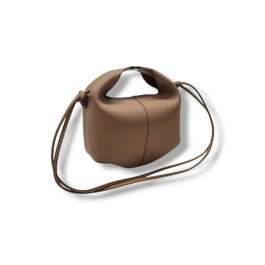 Polene Beri Grain Spanish Calfskin Crossbody Ghw (Camel)