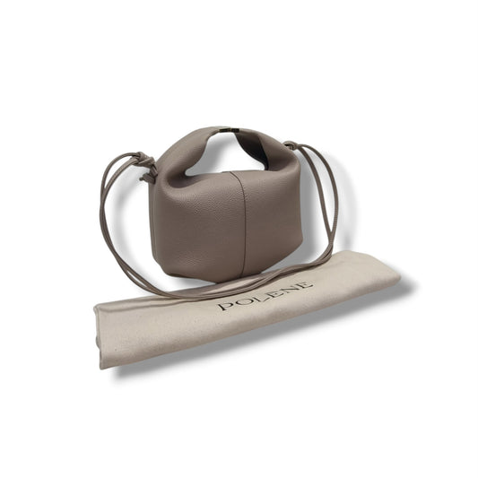 Polene Beri Grain Spanish Calfskin Crossbody Ghw (Taupe)