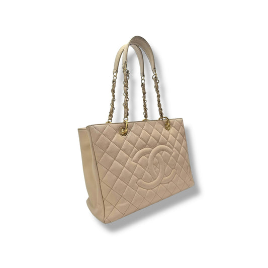 Chanel GST Caviar Ghw (Beige)