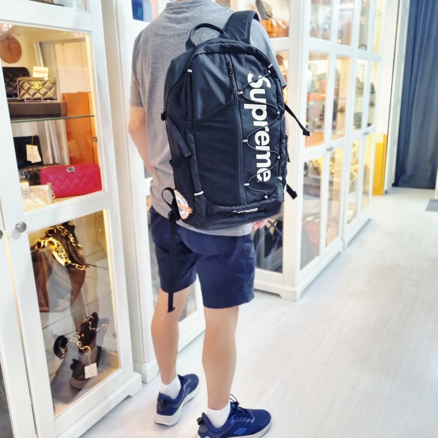 Supreme Nylon Backpack (Black)