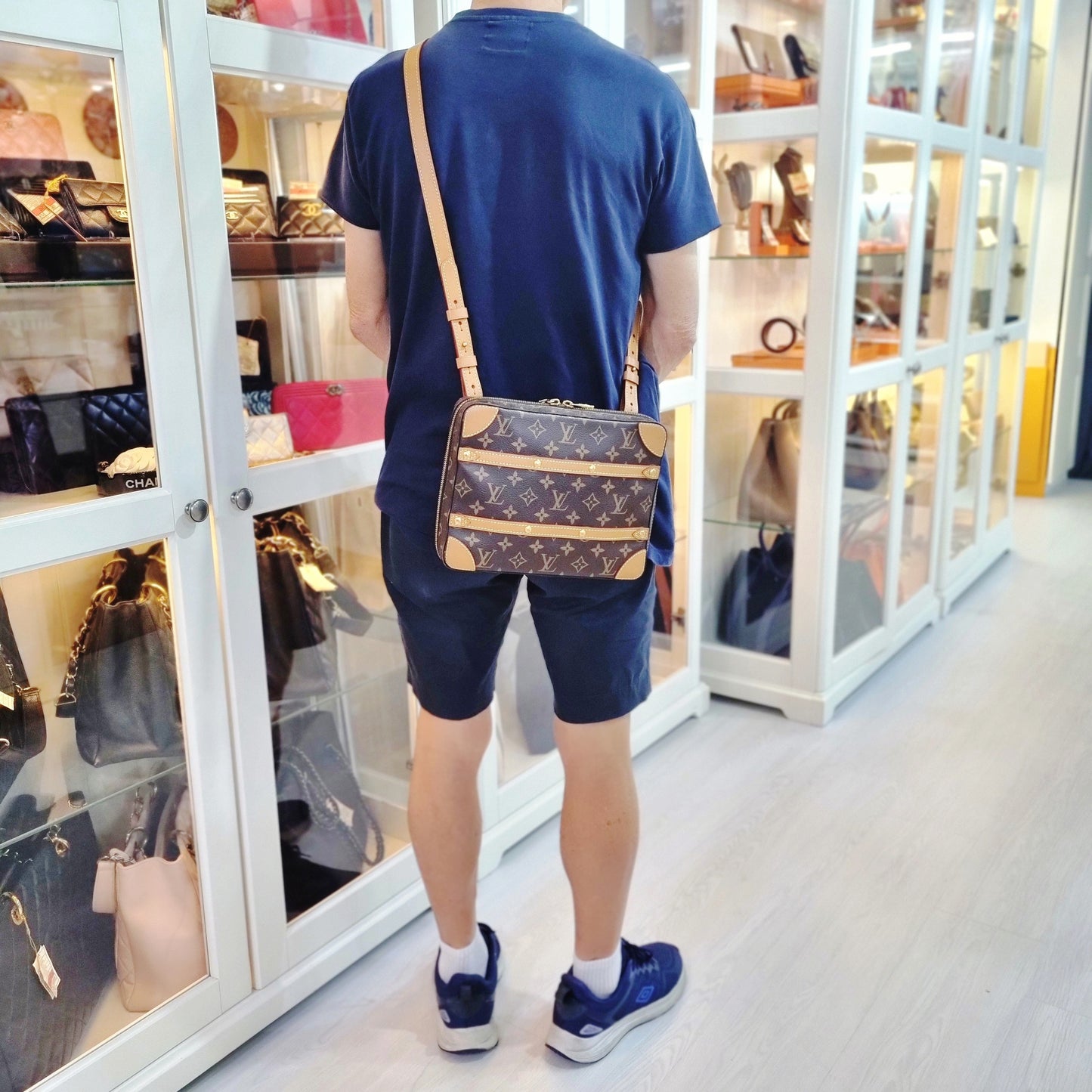 Louis Vuitton Soft Trunk Messenger Pm Monogram Ghw