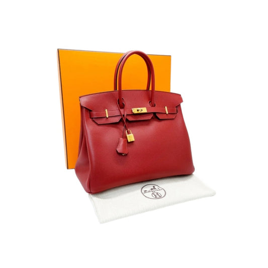 Hermes Birkin 35 Epsom Leather Ghw (Rouge Grenat)