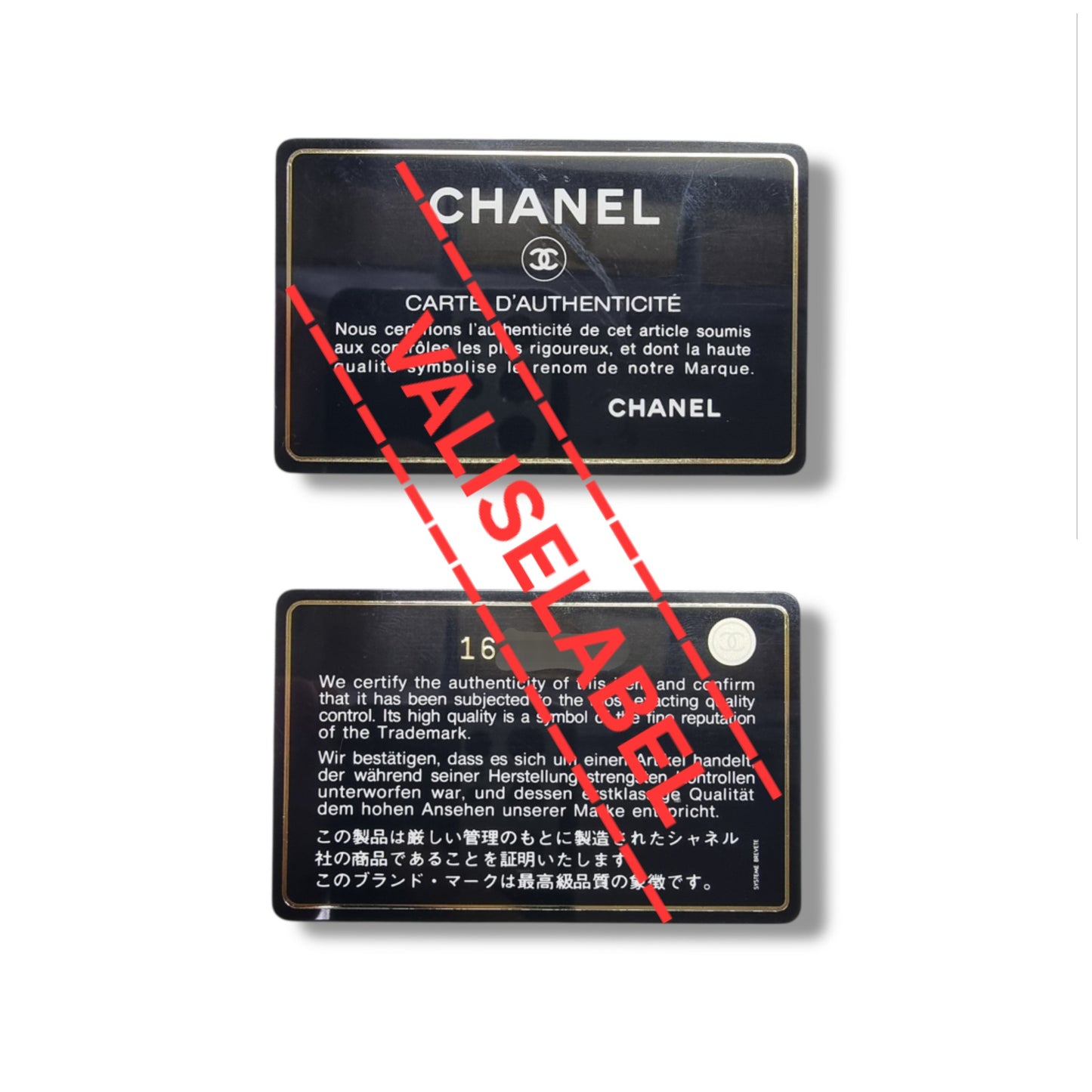 Chanel CC Embossed Timeless Wallet Caviar Shw (Black)