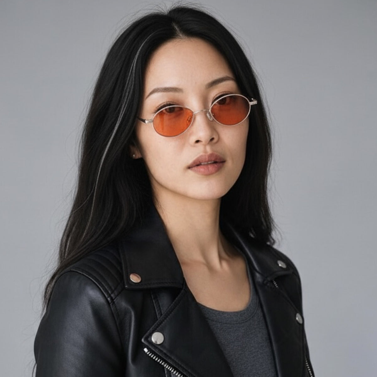 Gentle Monster Sunglasses Cobalt 02 (Orange/Silver)
