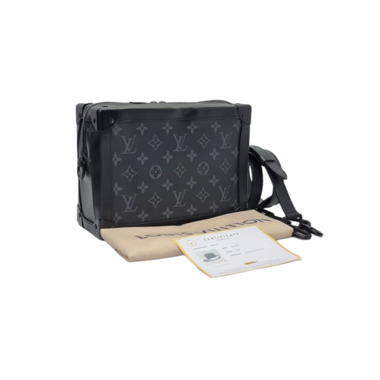 Louis Vuitton Soft Trunk Monogram Eclipse Matte Black Hardware