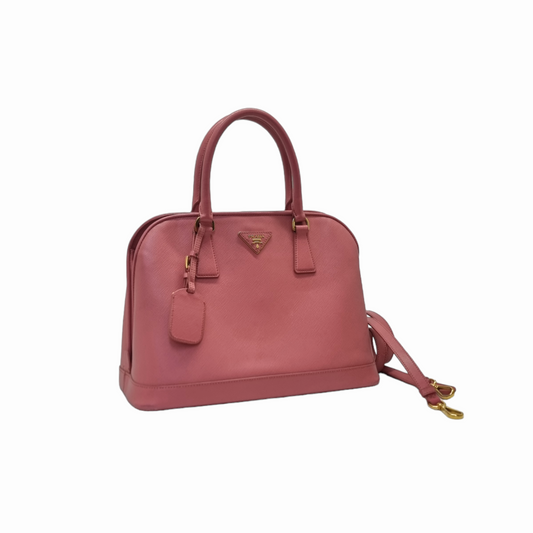 Prada BN2558 Saffiano Lux Tote Bag Ghw (Pink)