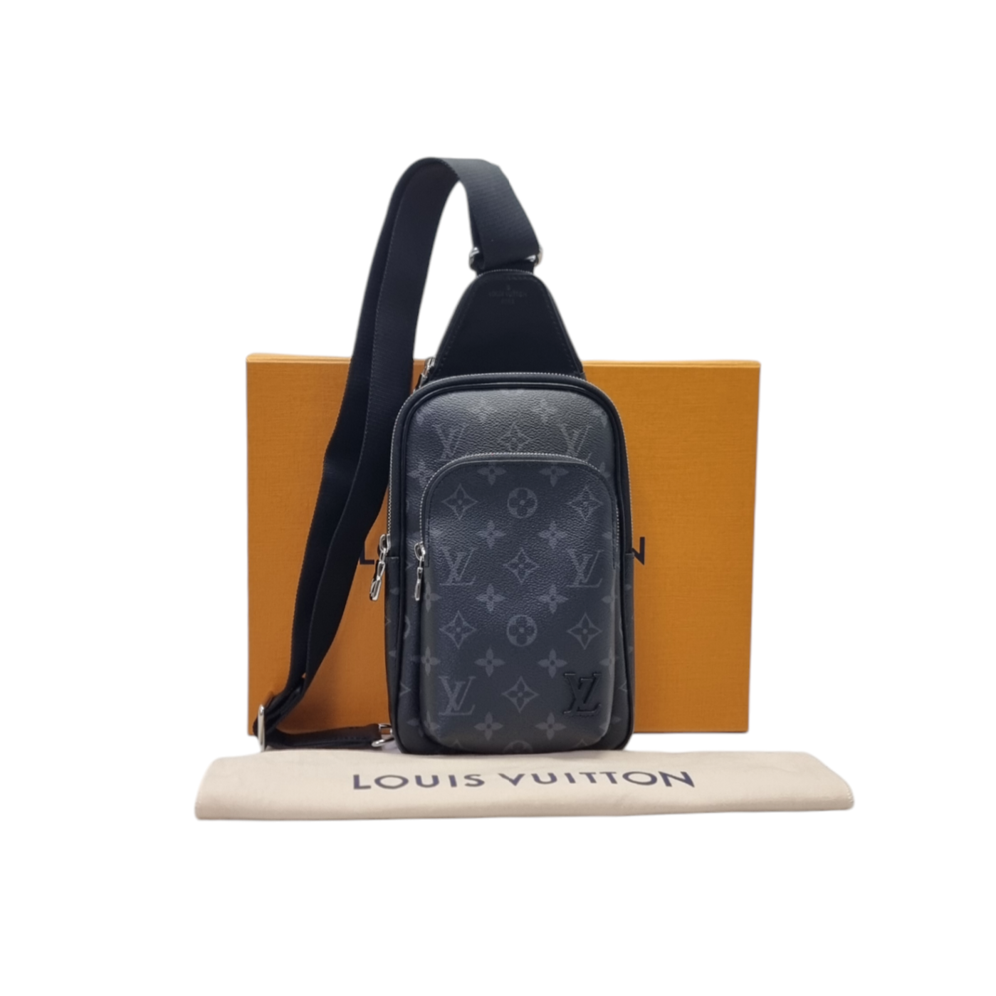 Louis Vuitton Avenue Sling Bag PM Monogram Eclipse Shw – ValiseLaBel