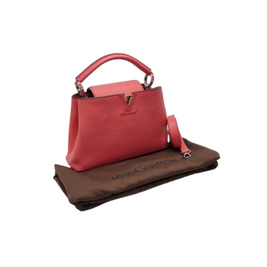 Louis Vuitton Capucines BB Taurillon Leather Shw (Pink)