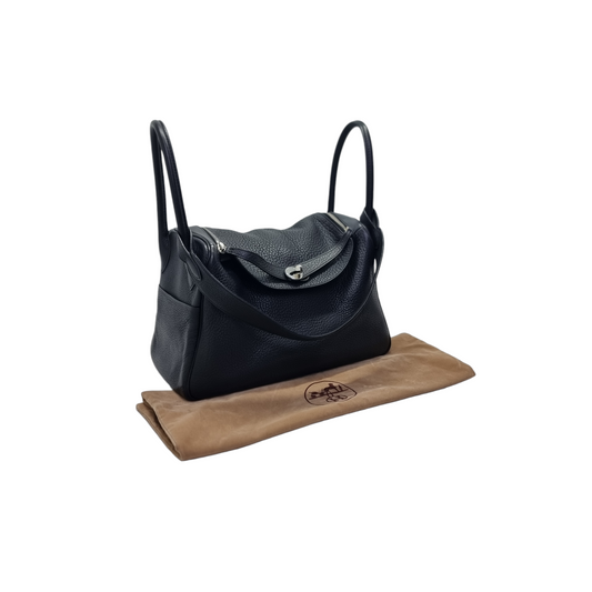 Hermes Lindy 30 Clemence Shw (Black)