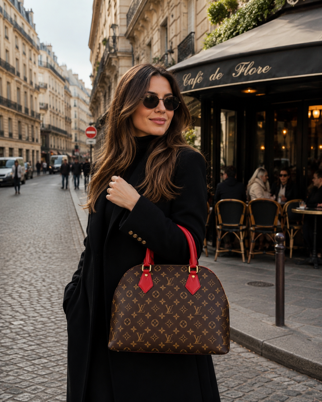 Louis Vuitton Alma BNB Monogram Cerise Ghw