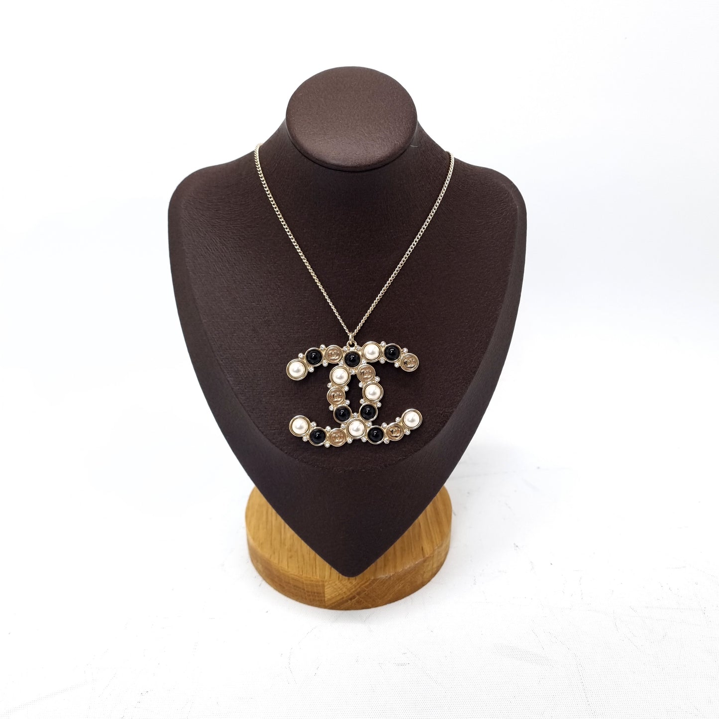 Chanel Necklace Big CC Pearl Ghw