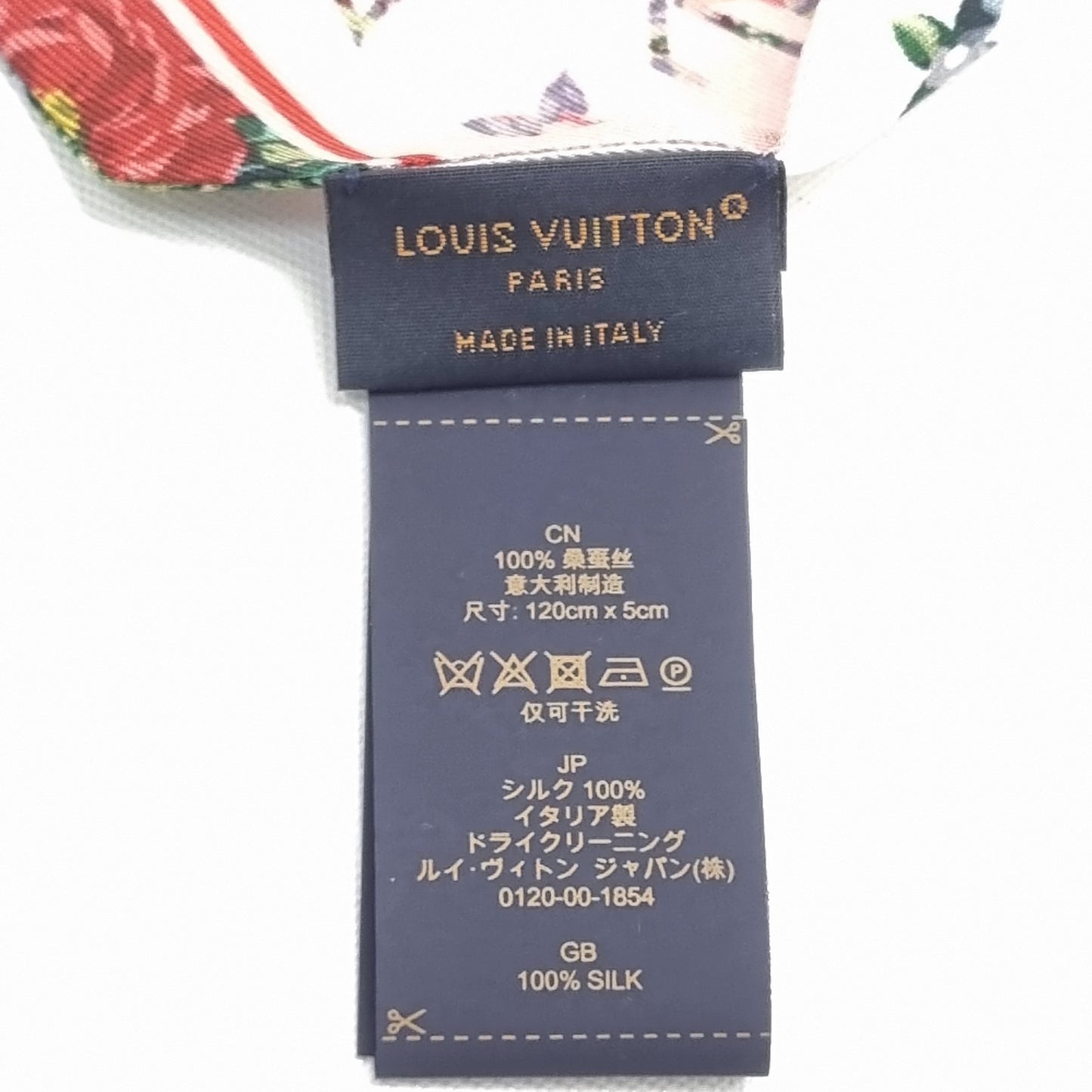 Louis Vuitton Garden Bandeau 100% Silk Monogram Multicolour